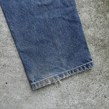 1990S Y2K TOMMY JEANS BAGGY FADED BLUE DENIM JEANS