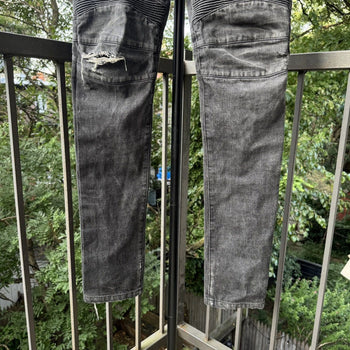 Balmain AW10 Decarnin Distressed Biker Moto Jeans Japan