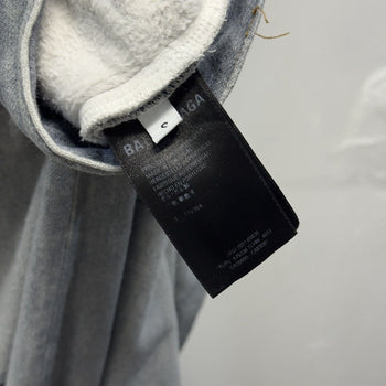 Balenciaga Winter 2021 Tromp L'oeil Denim Sweatpants Demna