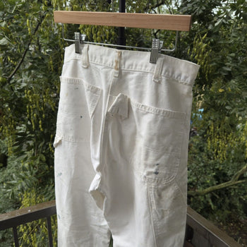 1980s Sears Faded Paint Splattered Carpenter Work Pants