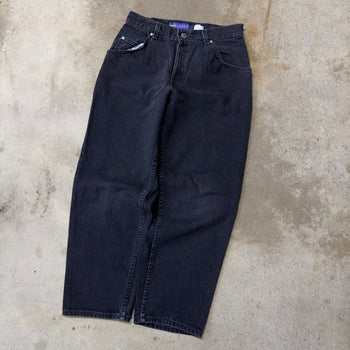 1990S LEVI’S SILVERTAB BAGGY BLACK DENIM SKATER JEANS