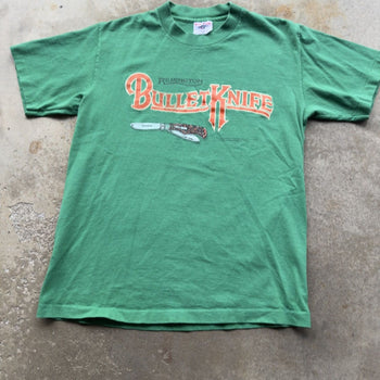 1990s REMINGTON BULLET KNIFE TEE GREEN