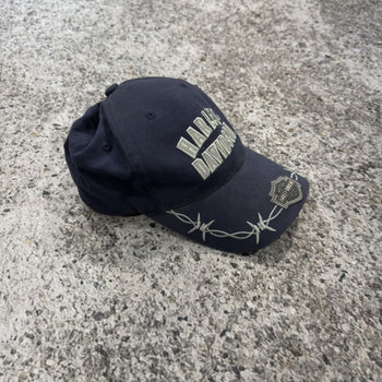 2000s Harley Davidson Faded Barbed Wire Chains Hat