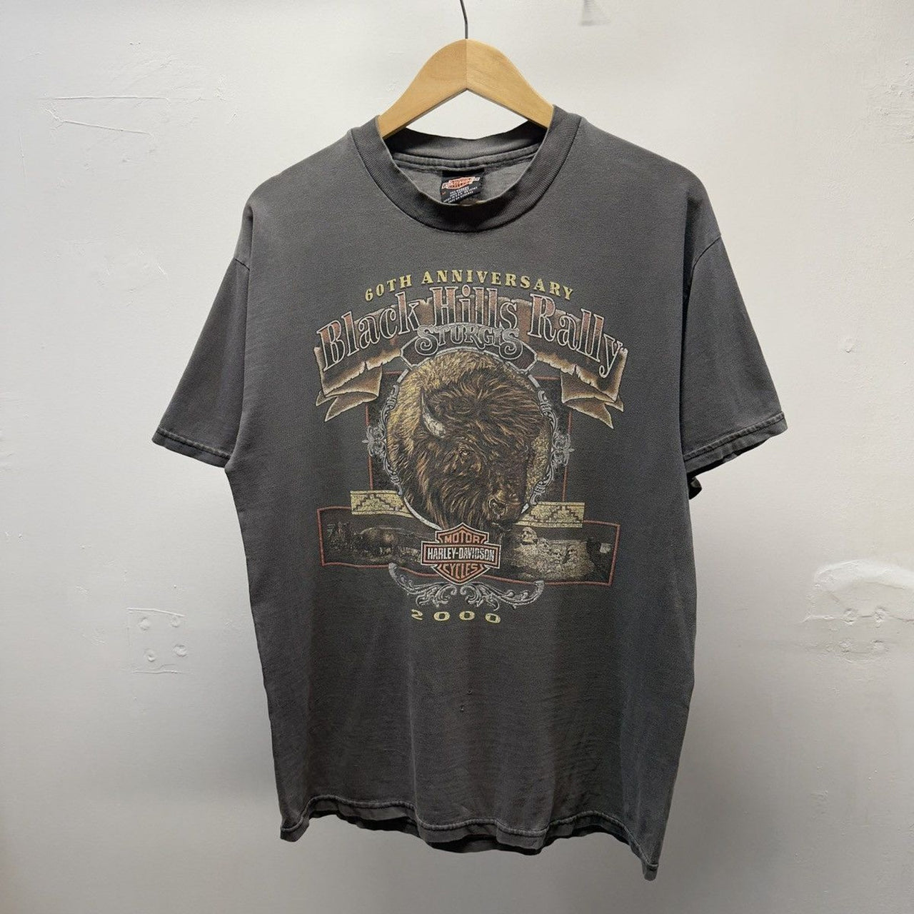 Vintage 2000s Harley Davidson Faded Distressed Tee
