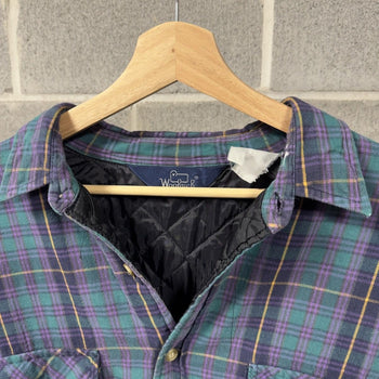 1980s Woolrich Plaid Grunge Flannel Jacket