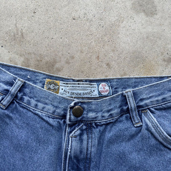 1990s BUGLE BOY BAGGY CARPENTER DENIM SKATER JEAN SHORTS JORTS