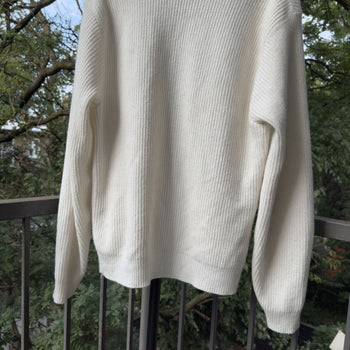 1960s Striped Acrylic Cardigan Sweater