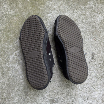 MAISON MIYHARA YASUHIRO OG HANK LOW BLACK WHITE SHOES