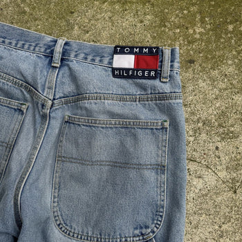 2000S TOMMY HILFIGER BAGGY WIDE LEG DENIM SKATER JEANS