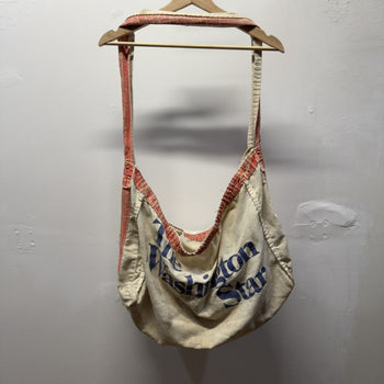 1960s Washington Star Newspaper Paperboy Bag Distressed Canvas
