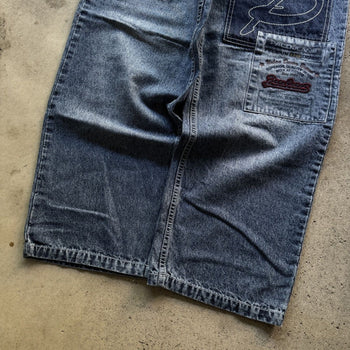 1990S/2000S Y2K PACO JEANS BAGGY PATCH DENIM SKATER JEANS