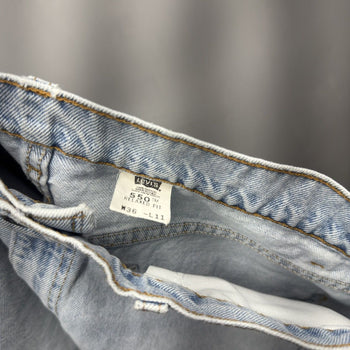 1990s Levi's 550 Faded Denim Jean Shorts