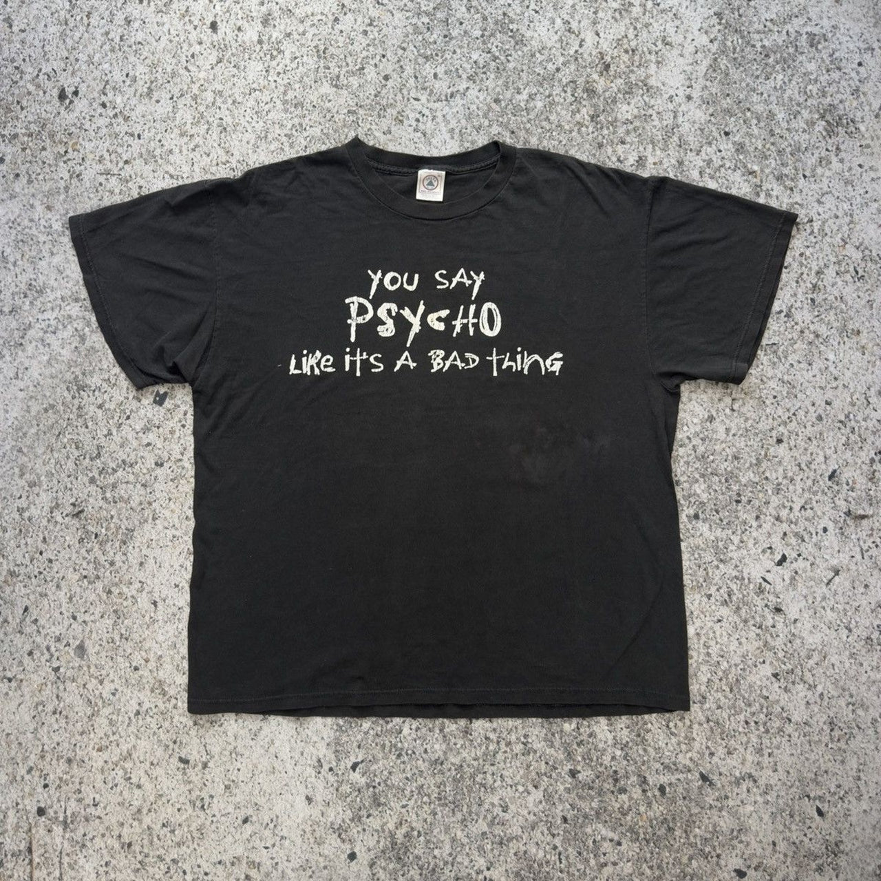 2000s Faded Psycho Tee