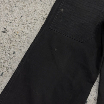 Pantalones cortos largos negros estilo skater Bonanza Y2K de los años 90
