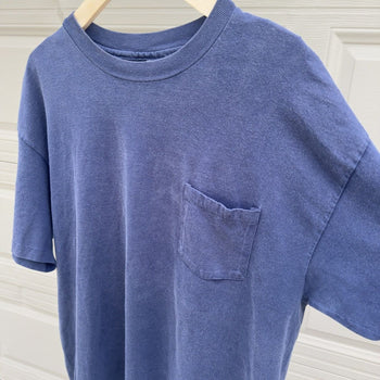 1990s Faded Blue Pocket Tee