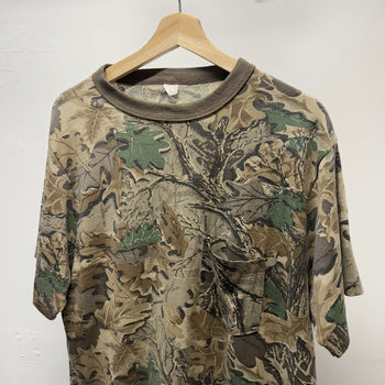 Vintage 1990s Faded Camo Pocket Tee