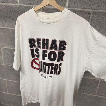 2000s Rehab Is For Quitters Faded Tee