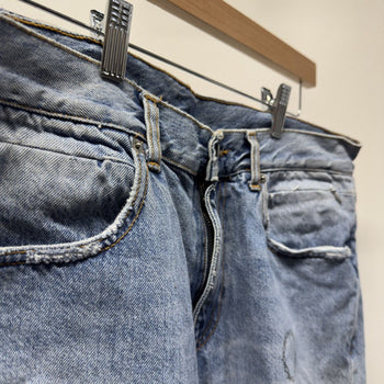 1017 Alyx 9SM Slashed Thorn Distressed Denim Jeans