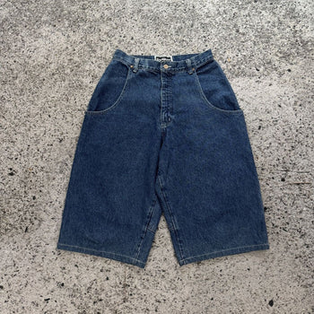 Shorts vaqueros skater holgados de pierna ancha de Sagwear de los años 90