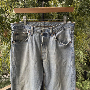 1990s Levi's 501 Faded Jeans - Made in USA
