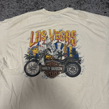 2000s Harley Davidson Las Vegas Eagle Tee Faded Thrashed