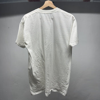 1990s Faded Blank White Single Stitch Tee