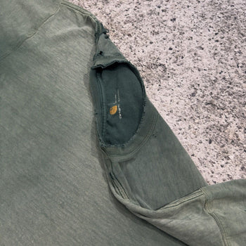 Camiseta desgastada descolorida Carhartt de gran tamaño