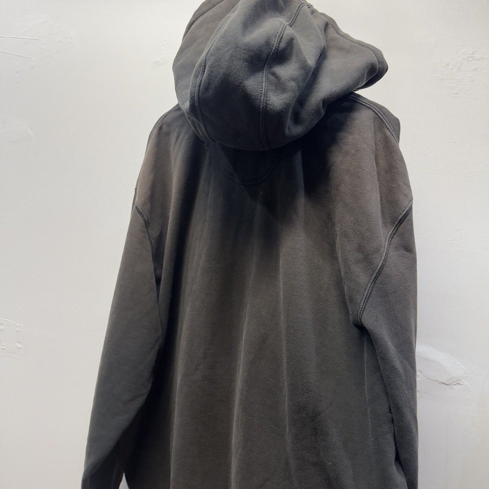 Carhartt Thrashed Faded Distressed Zip Hoodie