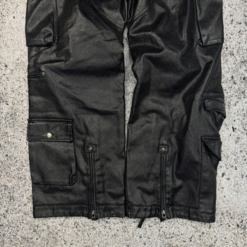 KODY PHILLIPS RIP VAN KODY WAXED BLACK CARGO PANT