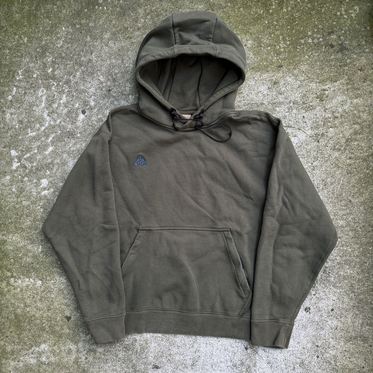 NIKE ACG GREEN PULLOVER HOODIE