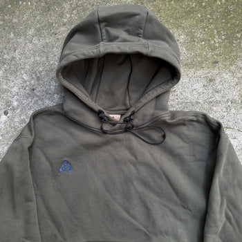 NIKE ACG GREEN PULLOVER HOODIE