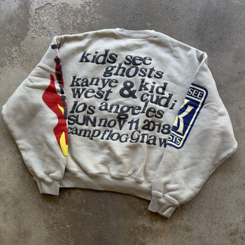 KIDS SEE GHOSTS 2018 CPFM CACTUS PLANT FLEA MARKET CREWNECK