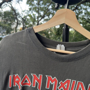 1990 Iron Maiden Tailgunner Europe Faded Tour Tee