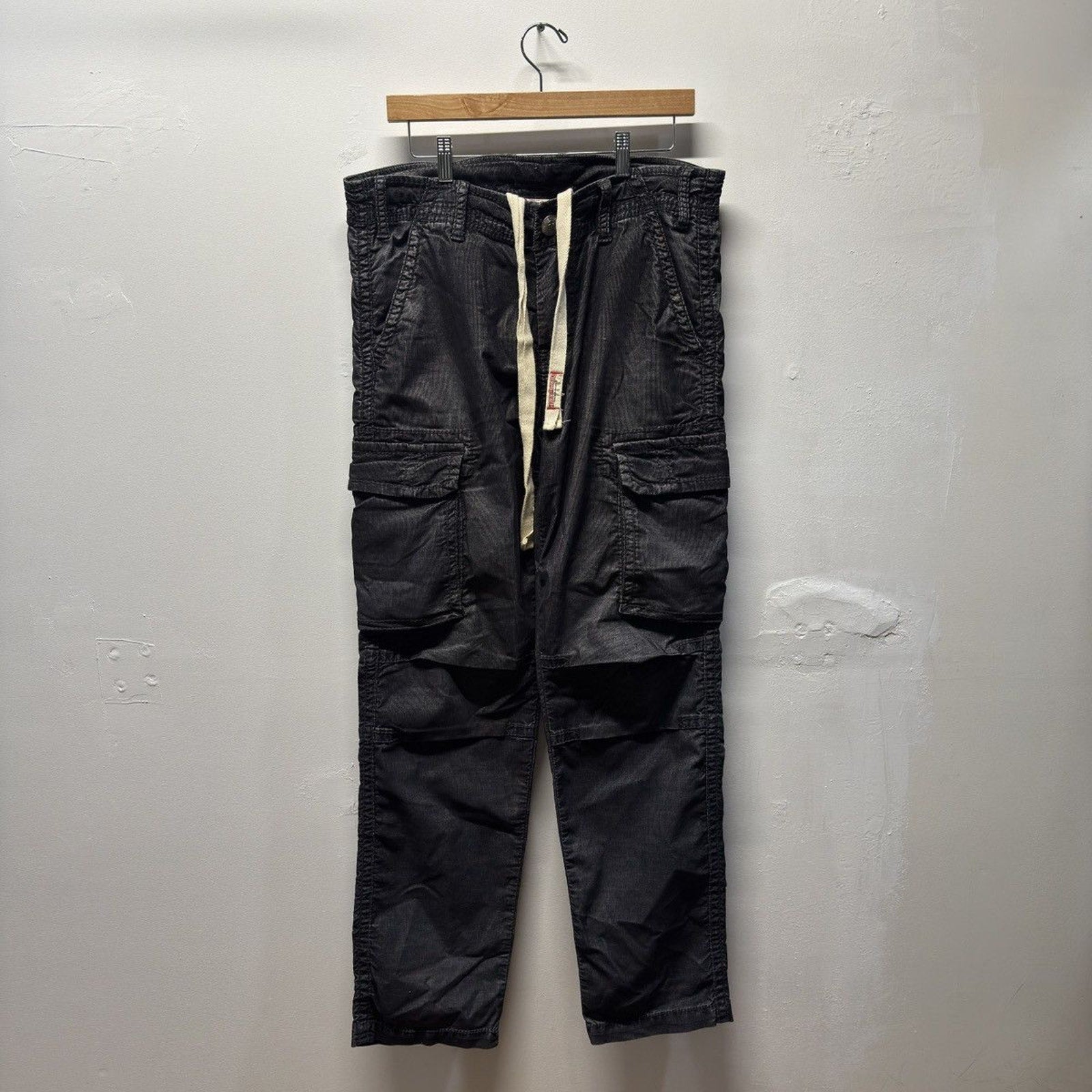 True Religion Black Cargo Pants