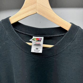 1990s Heavyweight Blank Black Tee