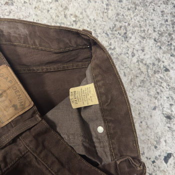 2000s Gap Baggy Fit Brown Denim Jeans