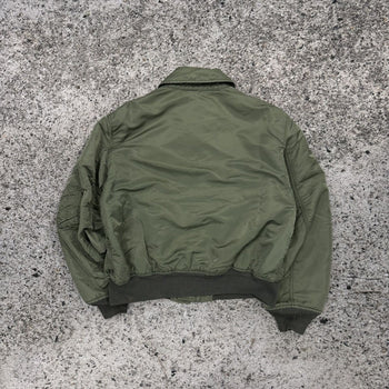 1980s Faded Thrashed Alpha Industries CWU 45-P Flight Bomber Jacket