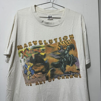 1990s MARVEL MARVELUTION X-MEN TEE THRASHED FADED