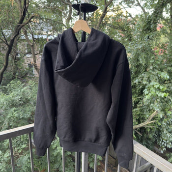 Sp5der Phantom Black Rhinestone Zip Up Hoodie SS25