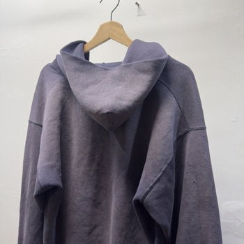 Vintage 1990s Made in USA Faded Distressed Zip Up Hoodie