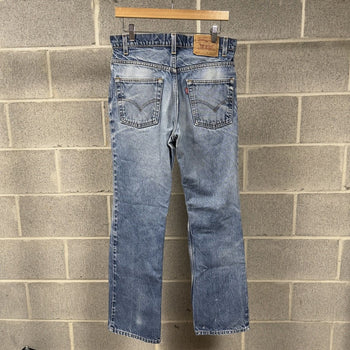 1990s Levi’s 517 Thrashed Faded Distressed Jeans - Made in USA