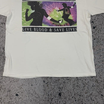 2007 Apple Blood Tour American Red Cross New York Promo Tee