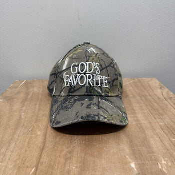Praying God's Favorite Tree Camo Hat
