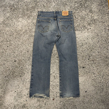 Vaqueros Levi's 517 Bootcut Faded Denim de los años 2000