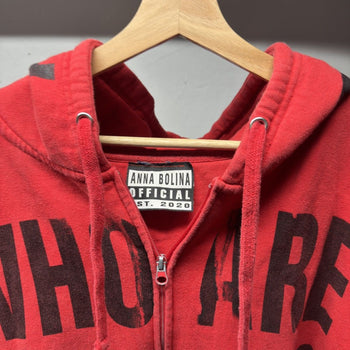 Anna Bolina Who Are We Trying To Impress Zip Up Hoodie