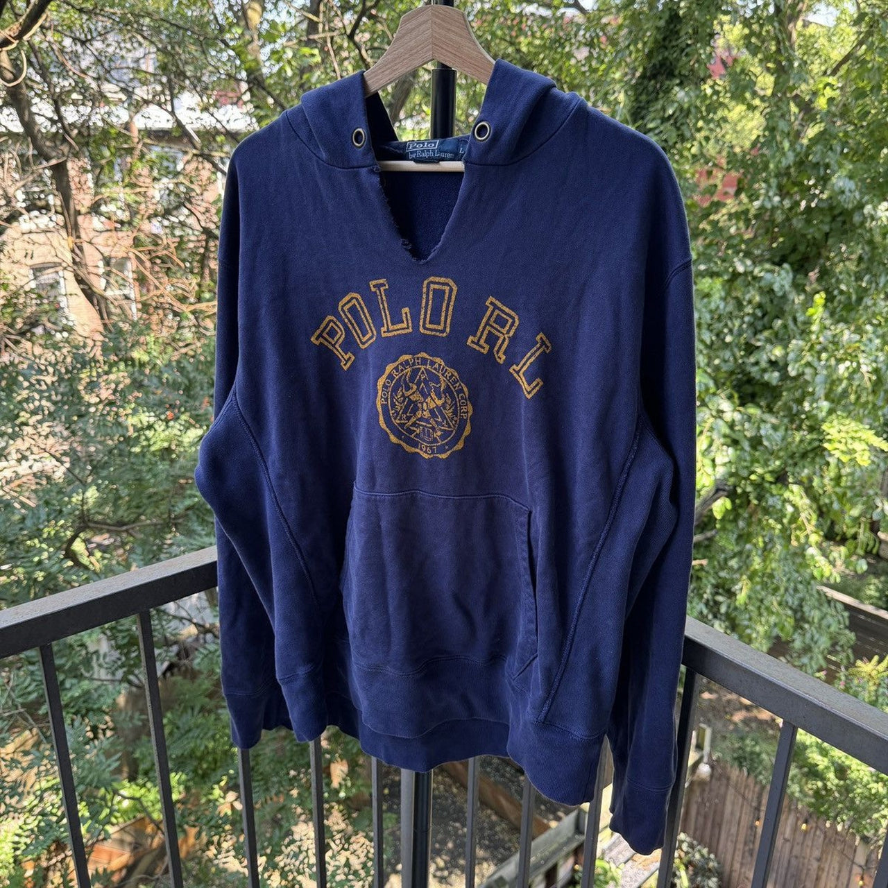 2000s Polo Ralph Lauren Thrashed Hoodie