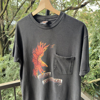 2000s Harley Davidson Faded Pocket Tee