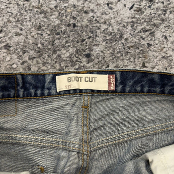 Vaqueros Levi's 517 Bootcut Faded Denim de los años 2000