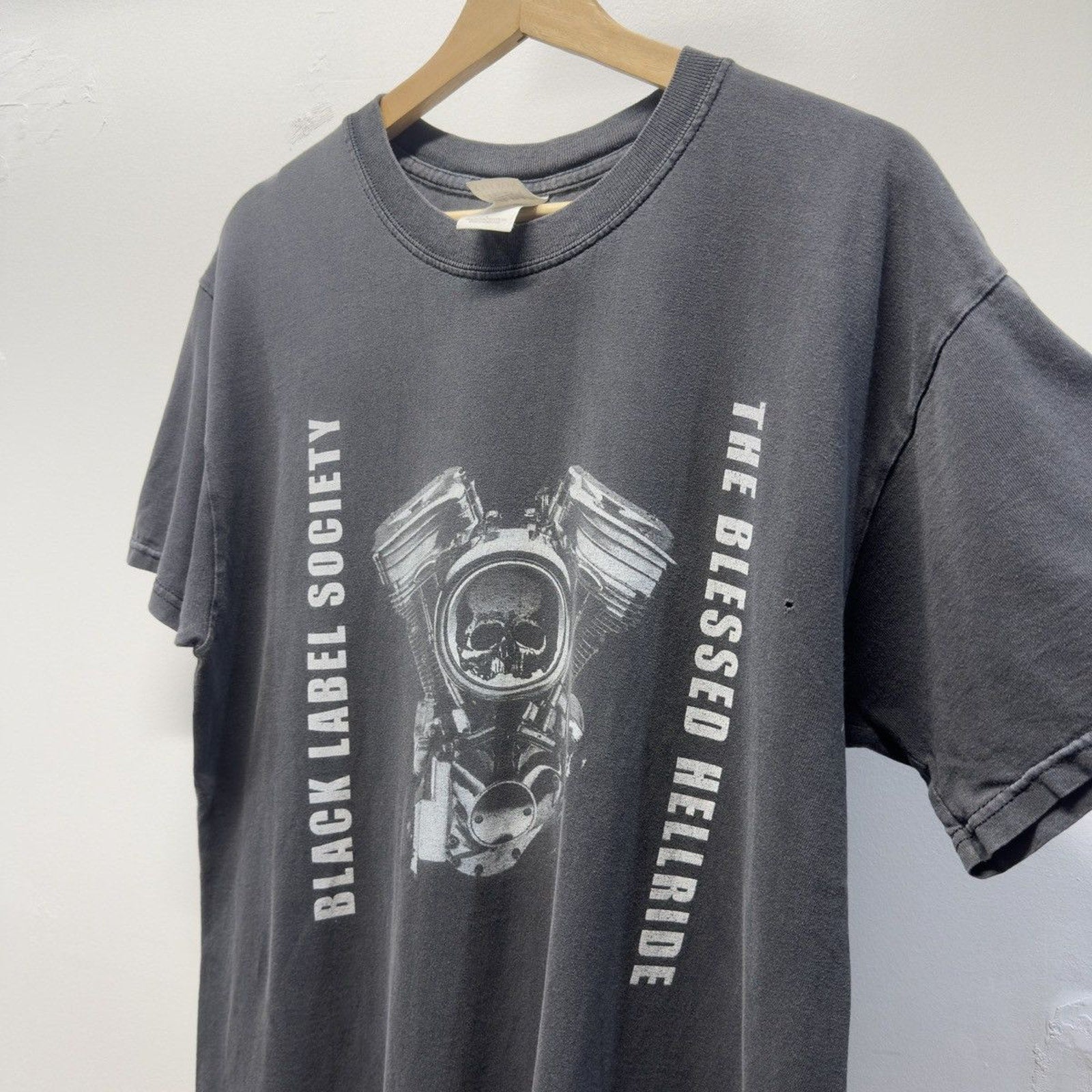 Vintage 2000s Faded Distressed Biker Tee