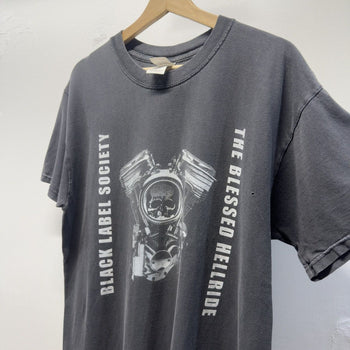 Vintage 2000s Faded Distressed Biker Tee